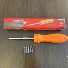 Snap On Tools Usa New Orange Hard Handle Ratcheting Screwdriver SSDMR4B. Fixed Price $97.00.