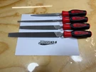 Snap-on Tools Usa New Red 4PC Soft Grip Mixed File Set SGHBF500A. Fixed Price $209.95.