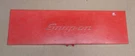Snap-on Vintage Red Metal Socket Box Model KRA-284B Empty Tool Only. Fixed Price $76.50.