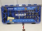 Kobalt 65PC Sae & Metric Mechanics Tool Set 6525269 New Point 12 Nib. Fixed Price $42.00.