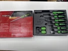 Snap On Green Instinct Soft Grip Screwdriver Set SGDX80BG. Fixed Price $169.99.