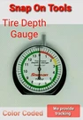 Snap On Tools Dial Type Tire Tread Depth Gauge For Cars, Bikes, Truck - New TDG2. Fixed Price $47.95.