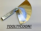 Snap-on Tools New Usa Bluepoint Feeler Gauge Set Sae/metric FB325A. Fixed Price $54.95.