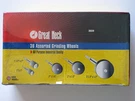 Great Neck 36PC. Assorted Grinding Wheels With 1/4" Arbor - 36GW. Fixed Price $39.95.