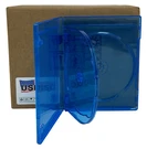 Usdisc Blu-ray Cases Standard 12MM, Triple 3 (clear Blue) Lot. Fixed Price $271.99.