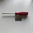 Snap On Tools SSDZ42 No #2 Head Pozidriv Screwdriver Red Hard Handle. Fixed Price $10.95.