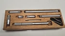 Scherr Tumico Inside Tube Micrometer Set With Wooden Case Shown 260615. Fixed Price $115.00.