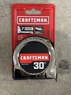 Craftsman Chromelock 30' Auto Tape Measure CMHT37330 Brand New. Fixed Price $29.99.