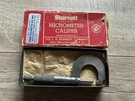 Vintage Starrett Lufkin Rule Co Micrometer Caliper No. 1641V Usa. Fixed Price $19.95.