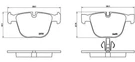 Brembo 06 053 Brake Pad Set, Disc For Alpina, Bmw. Fixed Price $78.32.