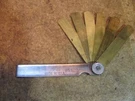 Mac Tools FG123 Brass Feeler Gauge Set Metric Sae. Fixed Price $20.00.
