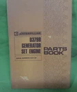 Caterpillar D379B Generator Engine Set Parts Catalog Manual. Fixed Price $15.00.