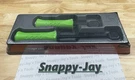 Snap-on Tools Usa New Green 2PC Striking Carbon Scraper Set CSAS200G. Fixed Price $134.95.