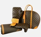 Louis Vuitton Karl Lagerfeld Ultra Rare Limited Monogram Boxing Glove Set. Fixed Price $35000.00.