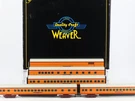 Gauge 3-RAIL Weaver G1231-L Milw Hiawatha Smooth-side Passenger 5-CAR Set. Fixed Price $526.95.
