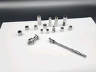 Snap On Tools TM67A 1/4" Drive Ratcheting Adapter TM10F Breaker Bar + Sockets. Fixed Price $124.95.