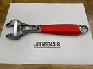 Snap-on Tools New Red 10" Soft Grip Flank Drive Plus Adjustable Wrench FADH10BR. Fixed Price $149.95.