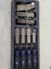Snap-on Feeler Gauge Set 82 Pc Straight, Step & 45 Degree. Blue Black. Fixed Price $100.00.