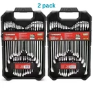 Husky 64-PIECE-32 Each Combination Wrench Set & Organizer Sae Mm 1013 869 840. Fixed Price $89.97.