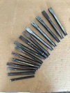 (15) Snap-on Tools Flat Chisels In Good Condition PPC820B PPC816B. Fixed Price $129.88.