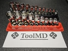 Snap-on Tools 22PC 3/8" Drive Sae & Metric Master Flare Nut Socket Set 210FRXM. Fixed Price $1599.95.