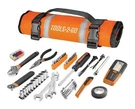 Tool 83 Piece Set With Rollup Pouch Wrenches Pliers Work Light Sockets And Bits. Fixed Price $97.93.