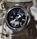 Mooneyes Direct Fit 60LB Pressure Gauge Liquid Filled Drag Racing Hot Rod. Fixed Price $59.99.