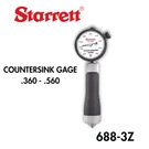 Starrett 688-3Z Countersink Gage .360 .560 Range. Fixed Price $650.00.