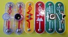 Elenco Snap Circuits Parts S1, S2, Rp, R1, D1, & L1 Lot Of 6. Fixed Price $5.75.