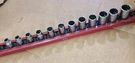 Snap On Tools 212FMY 12PC 3/8" Flank Drive Metric Shallow Socket Set & Rail Usa. Fixed Price $129.99.