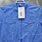 Stio Shirt Womens Size Xl Rapid Freeze Eddy Hike Fish Casual Pearl Snap Western. Fixed Price $59.95.