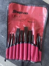 For Snap On Tools PPC100K Chisel Set 10PC Flat Cape Round. Fixed Price $365.00.