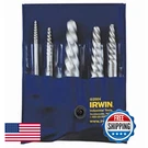 Irwin Screw Extractor Spiral Flute 6-PIECE 53545. Fixed Price $51.55.
