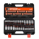 Horusdy Hex Bit Socket Set 32PC Sae Metric 1/2" 3/8" 1/4" Driver S2 Steel Case. Fixed Price $35.99.