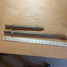 Ajax Air Hammer Flat & Pointed Chisel Bit Set Of 2 - Hss Round Shank Drive. Fixed Price $32.00.