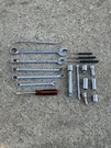 Mac 18PC Mixed Hand Tool Set/lot: Wrenches, Sockets, Extensions, Punches, Prybar. Fixed Price $59.99.
