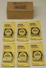 6 Vintage Stanley Powerlock 12' Return Tape Measure 33-212 1991 Box. Fixed Price $100.00.