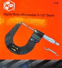 Digital Brake Rotor Micrometer 3-1/2" Depth Range 0-1.3" 33MM. Fixed Price $136.00.