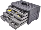 Jegs 80428 99-PIECE Tool Set With 4-DRAWER Carry Case. Fixed Price $96.99.