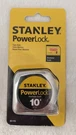 Stanley Hand Tools 10' X 1/4" Powerlock Pocket Tape Rule 33-115. Fixed Price $6.50.