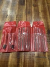 Snap-on 11PC Swiss Pattern Miniature File Set With Handles Model HBFN120A. Fixed Price $135.00.