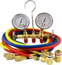 Mountain #MTN8205 Brass Manifold Gauge Set W/ Couplers Brand New. Fixed Price $79.99.