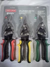 Craftsman Evolv 3 Piece Aviation Tin Snip Set Soft Cushion Grips New Sealed. Fixed Price $29.99.