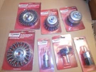 Fire Power Wire Wheels & Cup Brushes. Buyers Choice. 1423-2118, 2106, 2117, 2113. Fixed Price $7.00.
