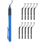 High Speed Steel Swivel Blades Deburring Tool Set With 360 Degree Rotary Head. Fixed Price $14.96.
