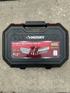 Husky 94-PIECE Mechanics Tool Set, Hard Case, Sae/metric, Ratchet, Socket. Fixed Price $49.80.