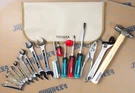Toyota Tool Set With Bag 09120-60102, Items, #4X4-017. Fixed Price $385.00.