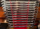 Snap-on OEX711B Flank Drive Sae 12 Pt Combination 11PC Wrench Set (3/8" 1"). Fixed Price $419.95.