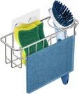 Kesol Rustproof Sponge Holder Caddy For Kitchen, Stainless Adhesive, Silver. Fixed Price $16.61.