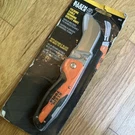 Folding Klein Tools Linesman Knife Wire Cable Skinning Blade 44218 New. Fixed Price $15.00.